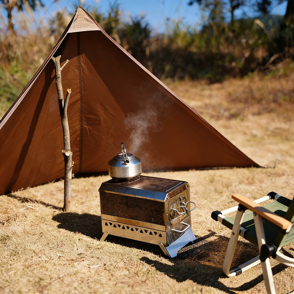 Pare-vent de camping pliable
